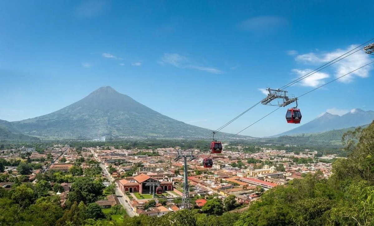 Proyecto de Teleférico entre el aeropuerto La Aurora y Antigua Guatemala avanza a nueva fase